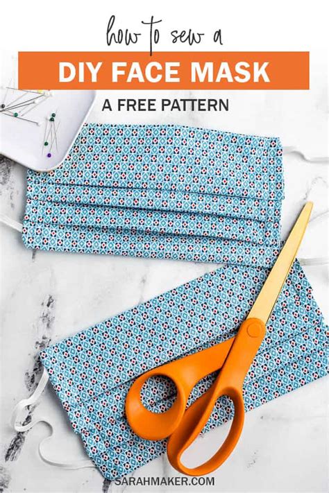 Masks Cloth Sewing Printable Patterns : Our free printable pattern (see ...