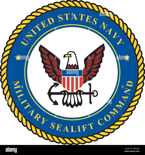 Military Sealift Command seal Stock Photo - Alamy