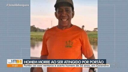 Homem morre após ser atingido por portão durante temporal Goiás G1