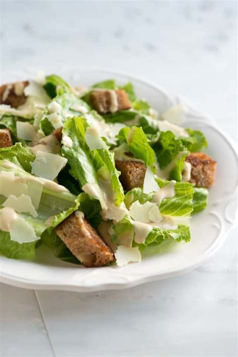 Easy Caesar Salad Recipe With Butter Croutons