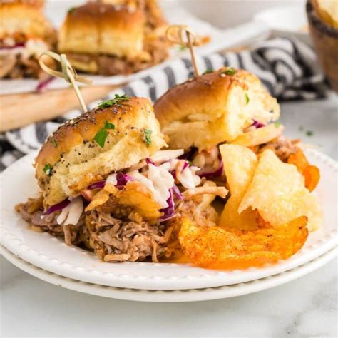 Easy BBQ Pulled Pork Sliders Recipe The Fresh Cooky