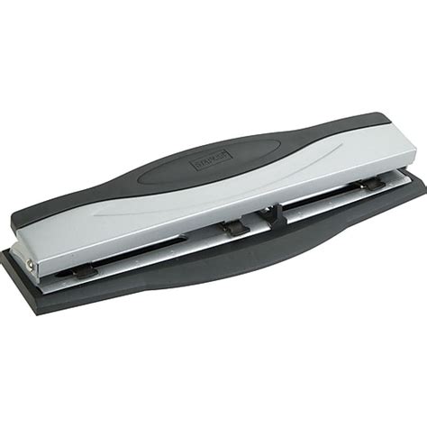 Staples 26639 Adjustable 3-Hole Punch, 15 Sheet Capacity | Staples