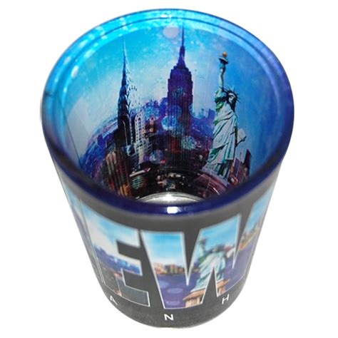 Contemporary Style New York Shot Glass