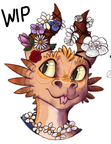 Kobold Flower Baby Wip Commissions Open By Kinggeck66 On Deviantart