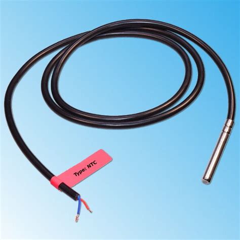 NTC 20K Temperature Sensor 1 20M PVC Cable Waterproof Probe Thermistor