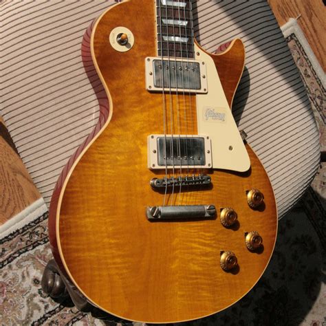 2018 Gibson 1958 Les Paul Historic Reissue R8 58 Custom Shop Honey Le Kansas City Vintage Guitars