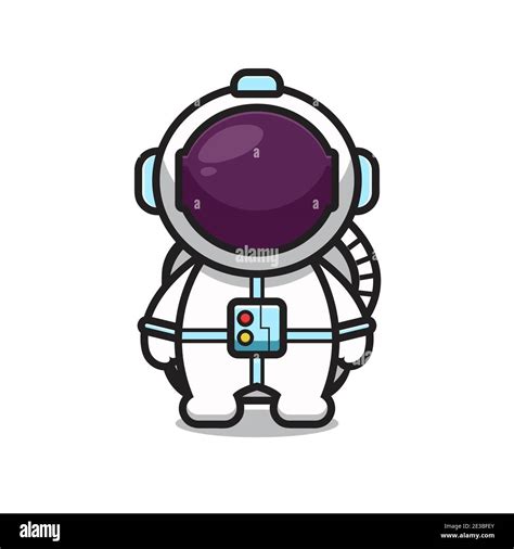 Mono Astronauta Mascota Personaje Caricatura Vector Icono Ilustraci N