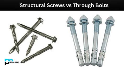 Structural Screws Vs Through Bolts What S The Difference