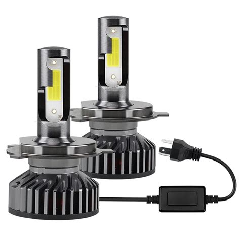 Set 2 Becuri Auto H4 LED DOMDRIVE Canbus Putere 100W Lumina 12 000