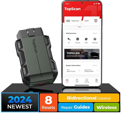 TOPDON Topscan OBD2 Scanner Bluetooth Wireless OBD2 Code Reader With