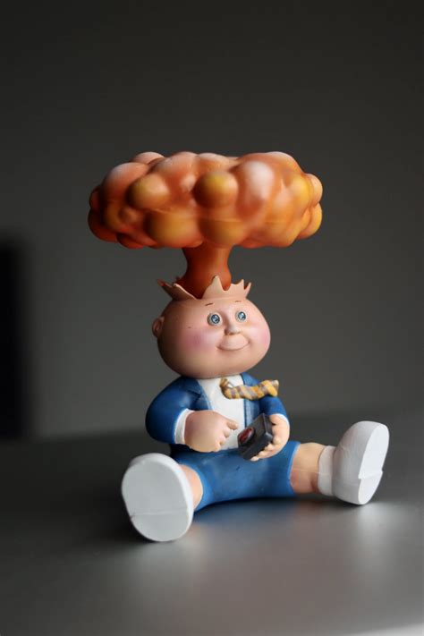 3D printed garbage pail kids - adam bomb • made with Phrozen Mighty 8K・Cults