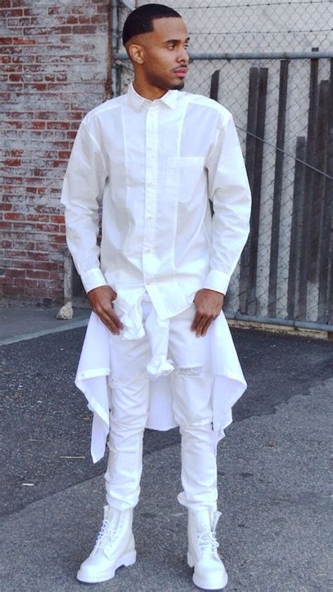 Fashion White Outfit For Men All White Mens Outfit All White Outfit