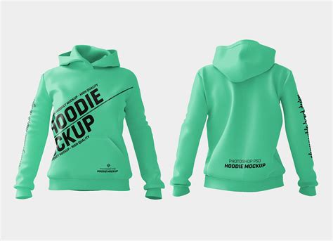 Free Front And Back Hoodie Mockup Psd Set Good Mockups