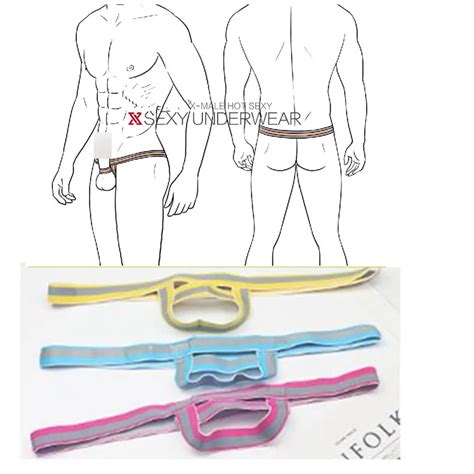Jockstrap String G Pour Hommes Sexy Micro Gay Sous V Tements Agrandissement Du Cockring Lingerie