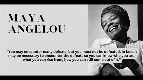 Maya Angelou Speech Youtube