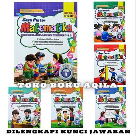 Jual Buku Saya Pintar Matematika Kelas 1 2 3 4 5 6 Sdmi Plus Kunci