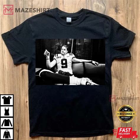 Joe Burrow Smoking Cigar T For Fan T Shirt