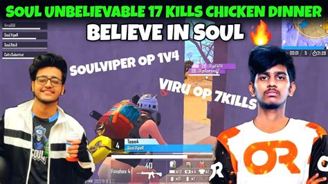 SOULVIPER OP 1V4 SOUL OP 18KILLS CHICKEN DINNER SOUL OP