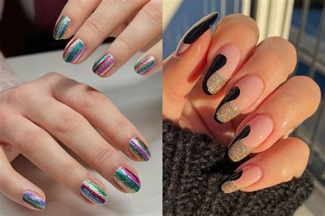 10 New Years Acrylic Nail Ideas For A Festive Look In 2021