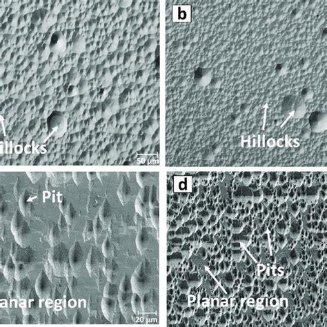 Nomarski microscopy images of stain-etched cross sections from sample ...