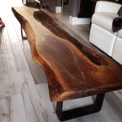 Hand Crafted Live Edge Walnut Coffee Table By Corey Wood Works