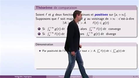 Intégrales Impropres Partie 2 Fonctions Positives Youtube