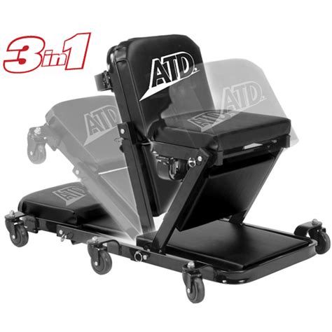 ATD Heavy Duty 3 In 1 Low Profile Z Creeper ATD 81049 ATD Tools Inc