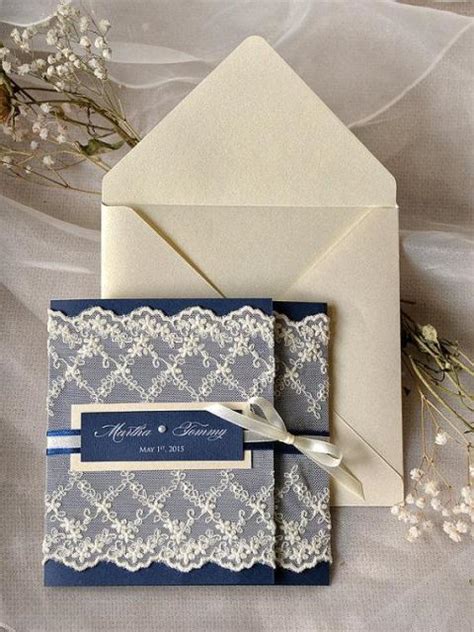 21 Lace Wedding Invitation Ideas Weddingomania