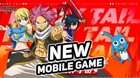 NEW MOBILE GAME Fairy Tail Fierce Fighting YouTube