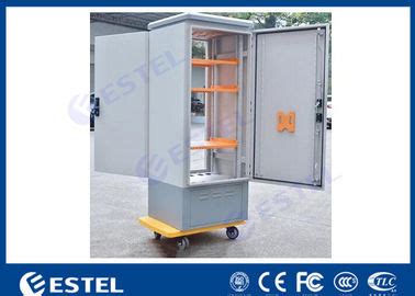 Thermostatic Outdoor Data Cabinet Ip Anti Corrosion Powder Coated Ce