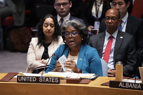 Remarks by Ambassador Linda Thomas-Greenfield at a UN Security Council Open Debate on Effective ...