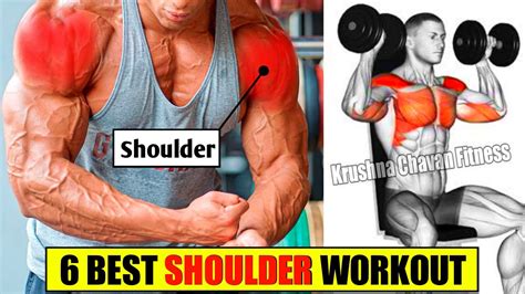 6 Best Shoulder Exercises For Boulder Shoulders Shoulder Workout