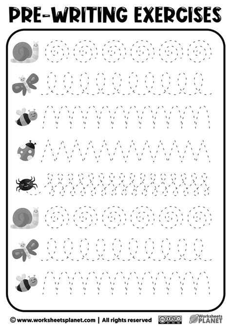 Pre Writing Worksheets Free Printable Printable Worksheets