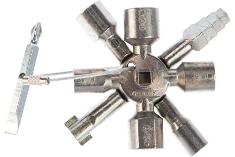 Ключ для электрошкафов с битой и переходником Knipex KN-001101 ...