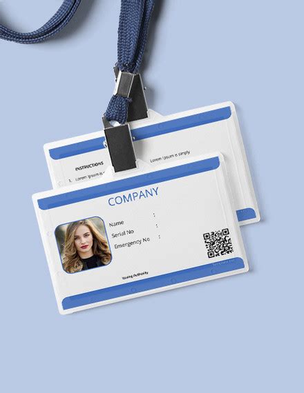 31 Blank Id Card Templates Psd Ai Vector Eps Doc Free And Premium Templates