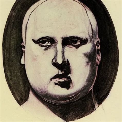 Bobby Hill Portrait Intaglio By Felicien Rops Stable Diffusion