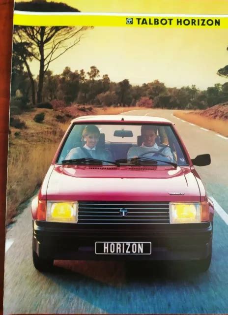 TALBOT HORIZON 1985 Katalog Brochure Catálogo Catalogue Depliant EUR 5