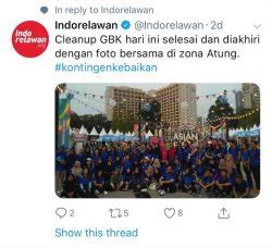 Sukarelawan Kontingen Kebaikan Danone AQUA Ramaikan Asian Games 2018