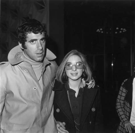 Streisand Arriving With Her Husband Actor Elliott Gould At A Party