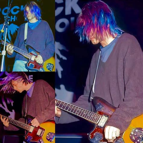 Kurt Cobain Purple Hair