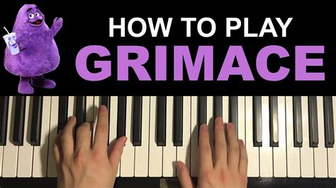 Cg5 Grimace Shake Song Piano Tutorial Lesson Youtube