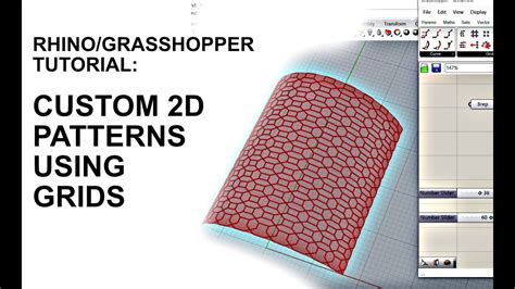 Grasshopper 3d Tutorial Custom 2d Patterns Using Grids Paneling Tools Required Youtube