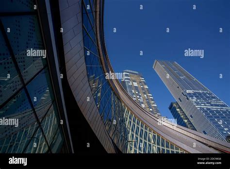 Downtown Edmonton City Skyscrapers and urban Scene Stock Photo - Alamy