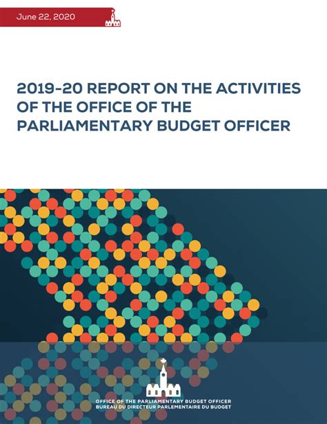 2019 20 Report On The Activities Of The Office Of The Parliamentary