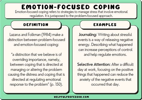 Emotion Focused Coping Examples And Definition