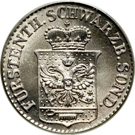 Silbergroschen G Nther Frederick Charles Ii Schwarzburg