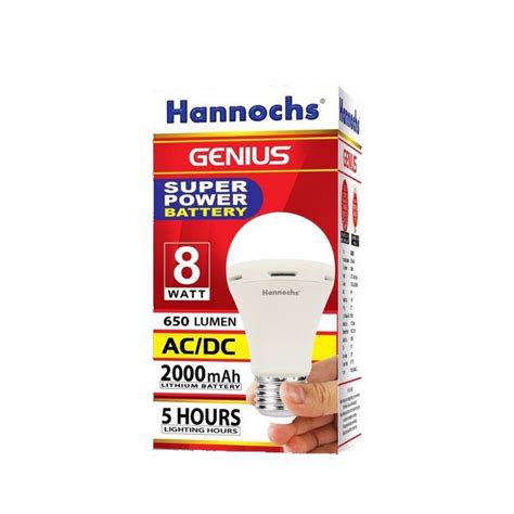 Jual Lampu Led Hannochs Genius Watt Emergency Led Magic Ac Dc Genius