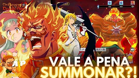 NÃo Vacilevale A Pena Summonar No Banner Do Escanor The One Ultimate 7ds Grand Cross Youtube