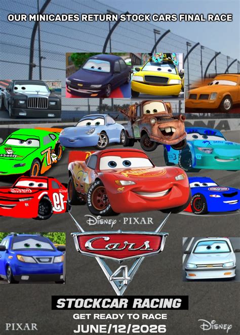 Cars 4 Stock Car Racing Movie Poster 2026 Xpertboost Gaming Fandom