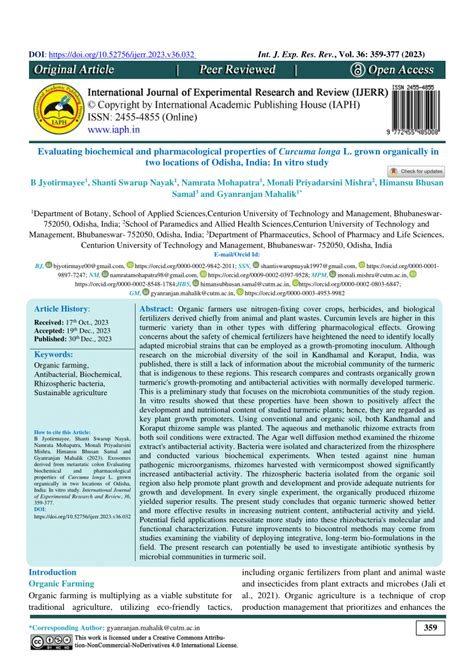 Pdf Evaluating Biochemical And Pharmacological Properties Of Curcuma